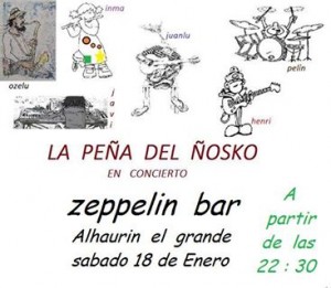 CARTEL 2 LA PEÑA DE LÑOSKO. 18-01-14
