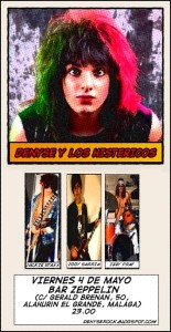 CARTEL DENYSE Y LOS HISTERICOS Reducido. 04-05-12