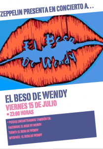 CARTEL EL BESO DE WENDY. 15-07-11