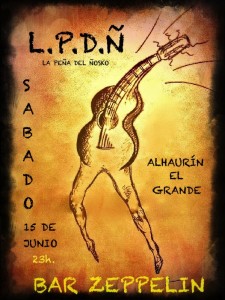 CARTEL LA PEÑA DEL ÑOSKO. 15-06-13