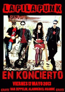 CARTEL LA PILA PUNK. 17-05-13