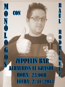 CARTEL RAUL MONOLOGO. 02-11-13