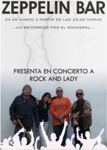 CARTEL ROCK & LADIES. Reducido. 24-03-12